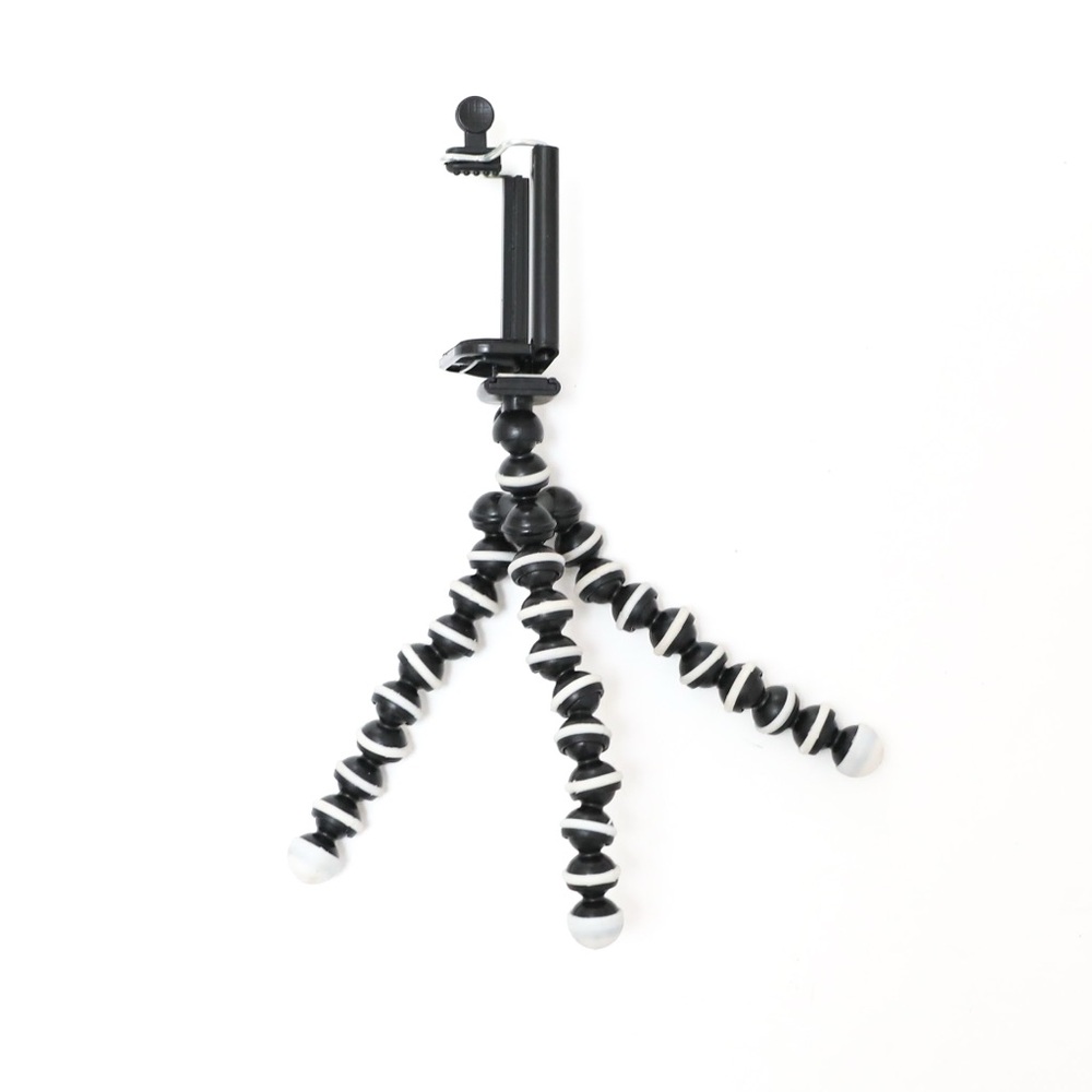 Small plastic spider tripod adjustable grip plastic flexible smartphone holder
